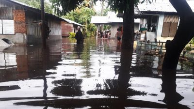Hujan Cuma se-Jam, Warga Gang Toper Kota Ende Alami Banjir Parah