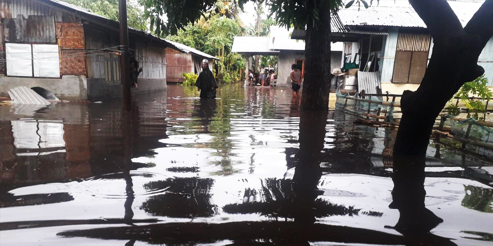 Kondisi Banjir di Kota Ende