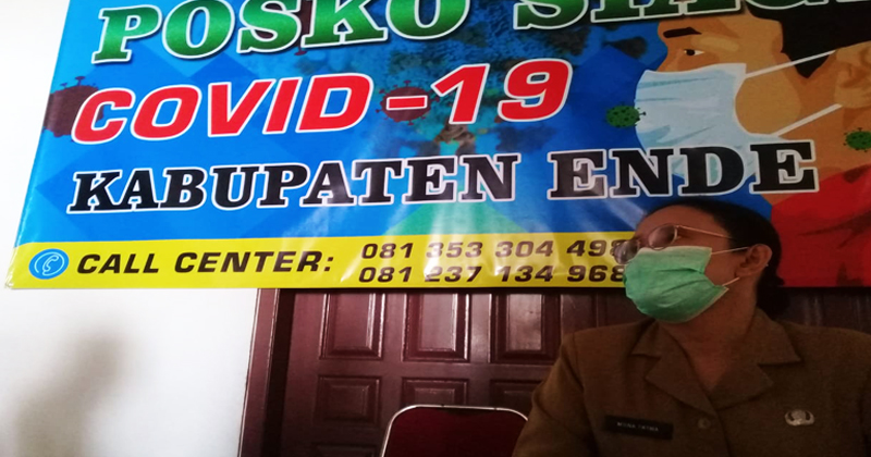 juru bicara Tim Gugus Tugas Penanganan Covid-19 Kabupaten Ende, dokter Muna Fatma.