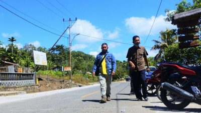 Tim Satuan Kerja (Satker) Pembangunan Jalan Nasional (PJN) Wilayah IV Flores melakukan peninjauan di beberapa lokasi pada ruas jalan Kota Ende menuju Detusoko (25/7/20)