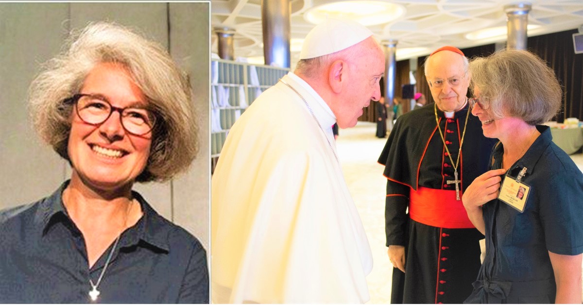 Suster Nathalie Becquart, perempuan pertama yang ditunjuk Paus Fransiskus sebagai wakil sekretaris Sinode Uskup