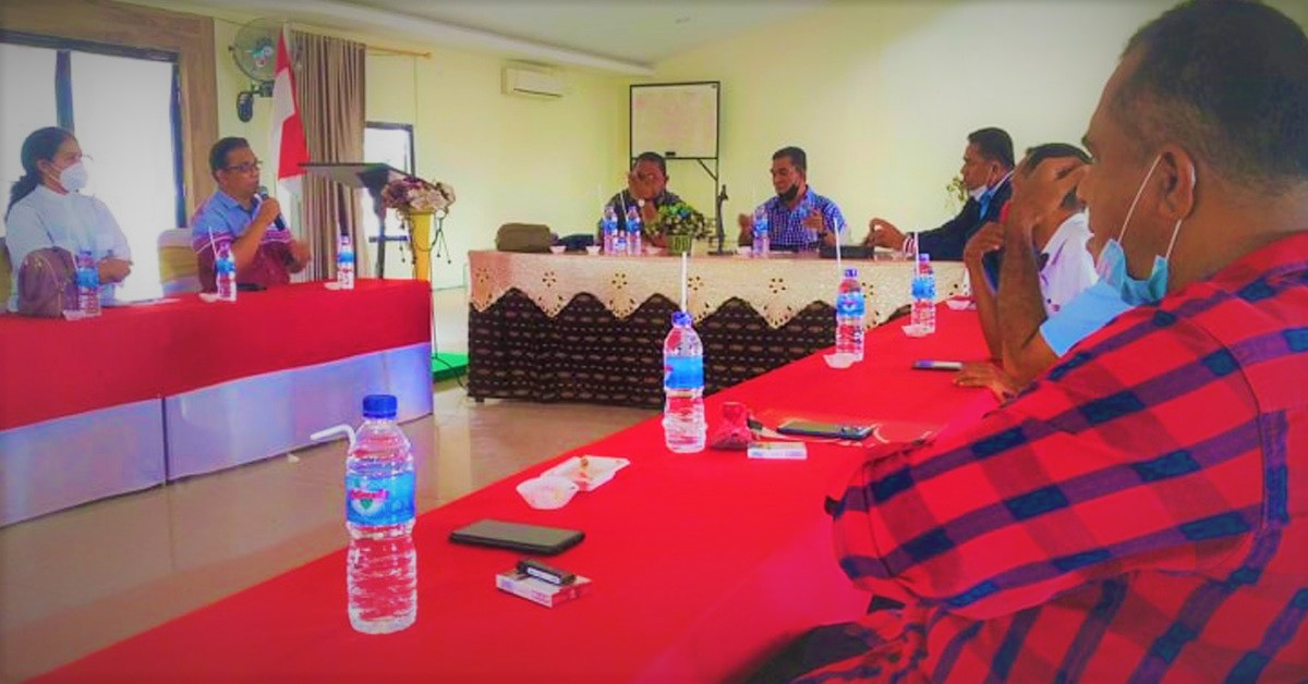 Pertemuan kedua partai koalisi pendukung paket Marsel-Djafar (MJ), bertempat di Hotel Syifa, Kota Ende (13/03/21)