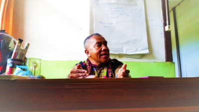 Koordinator Aliansi Masyarakat Adat Nusantara (AMAN) wilayah Nusa Bunga, Philipus Kami (17/03/21)