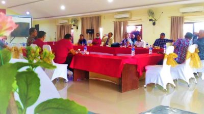 Pertemuan ketiga koalisi partai pengusung Marsel-Djafar (MJ), bertempat di Hotel Syifa, Kota Ende (27/03/21)