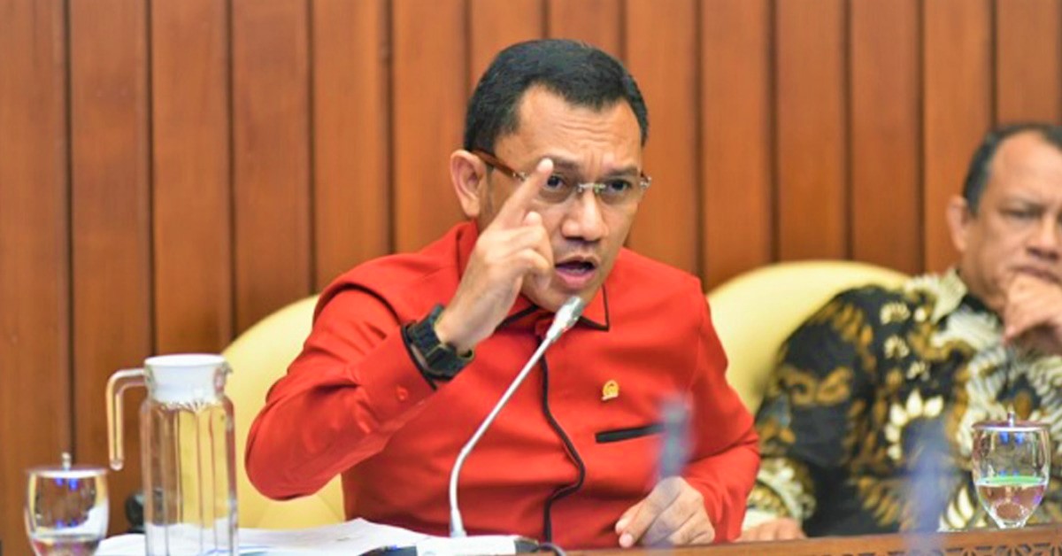 Politisi Partai Demokrasi Indoensia Perjuangan (PDIP) sekaligus anggota DPR RI, Yohanis Fransiskus "Ansy" Lema