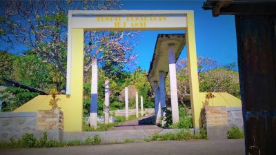 Makam Ibu Amsi, mertua Bung Karno yang terletak di RT 01/RW 04, Kerara, Kelurahan Rukun Lima, Kota Ende (16/08/21)