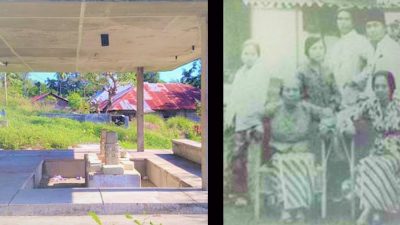 Kondisi makam ibu Amsi dan foto keluarga Bung Karno saat di Ende