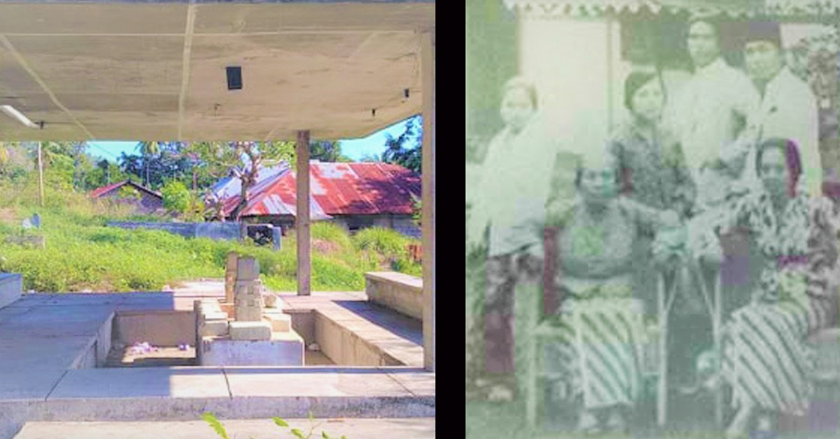 Kondisi makam ibu Amsi dan foto keluarga Bung Karno saat di Ende