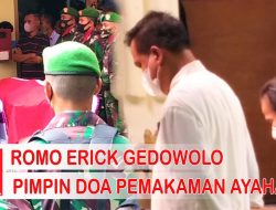 Putra Frans Gedowolo, Romo Erick Gedowolo Pimpin Doa Pemakaman Ayahanda