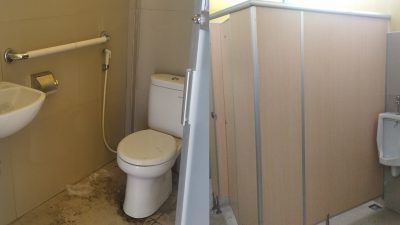 Kondisi toilet di destinasi wisata Pantai Kota Raja, Kota Ende (13/04/22)