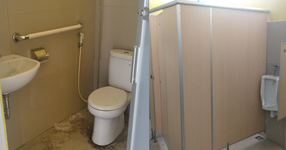 Kondisi toilet di destinasi wisata Pantai Kota Raja, Kota Ende (13/04/22)