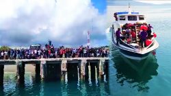 Momen haru Persebata dan para fans antar Perse di Pelabuhan Lembata (-1/10/22)