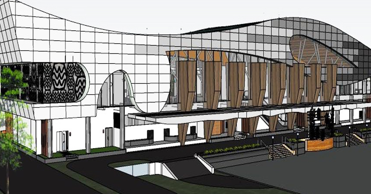 Desain pembangunan Terminal Bandara Haji Hasan Aroeboesman, Kota Ende