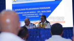 Satker PJN IV NTT Sosialisasi Pekerjaan Jalan Aegela-Batas Kota Ende