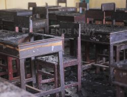 Kondisi Mengenaskan Dua Sekolah di Ende Pasca Kebakaran