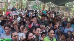 Ketua Umum Partai Solidaritas Indonesia (PSI), Kaesang Pangarep, saat melakukan safari politik di Nusa Tenggara Timur, Jumat 27 Oktober 2023 (Foto: ANTARA)