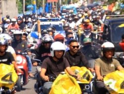 Ribuan Pendukung Konvoi Sambut Paslon Gadi Djou-Baleti