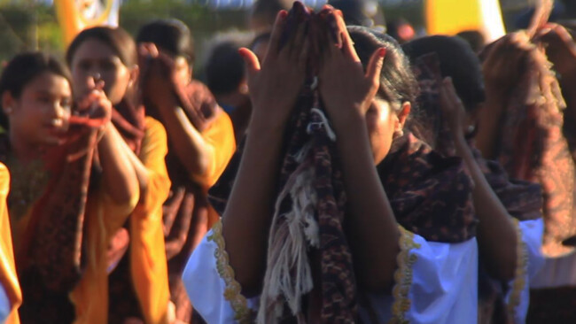 Penyambutan Uskup Agung Ende Mgr Paulus Budi Kleden di istana Keuskupan Agung Ende (10/08/24)