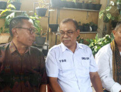 Djafar Temui Yosef Badeoda, Ucap Selamat Kemenangan Paket Deo Do