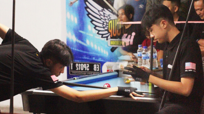 Nevan Timoty Lay saat mengikuti turnamen billiard Ende Baru Cup (24/03/26)